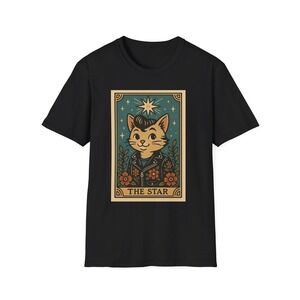 Cat Graphic T-Shirt The Star Unisex Tee